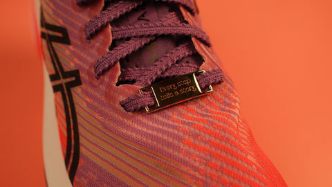 Stride Locks - A Custom Engraved Shoelace Tag