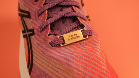 Stride Locks - A Custom Engraved Shoelace Tag