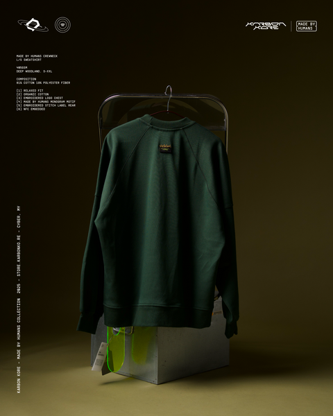 Made By Humans Crewneck L/S Sweatshirt