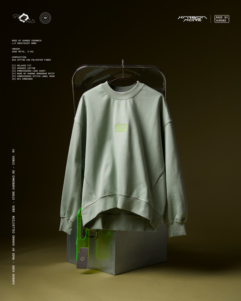 Made By Humans Crewneck L/S Sweatshirt WMNS