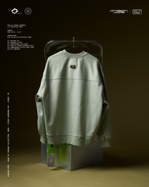 Made By Humans Crewneck L/S Sweatshirt WMNS