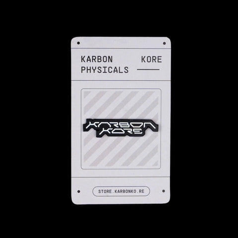 Karbon Kore Enamel Pin